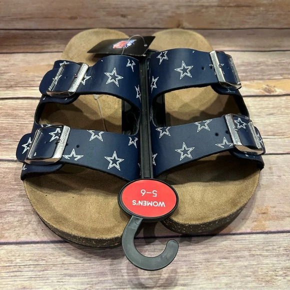 NWT! Dallas Cowboys Sandals - Picture 7 of 7